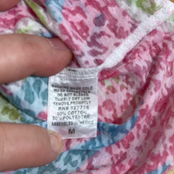 Artisans Apparel Tropical Burnout Tee Shirt Womens Size Medium - Picture 4 of 6